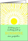 Godfather Birthday Bright Sunshine card