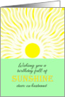 Ex Husband Birthday Bright Sunshine card