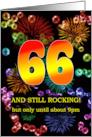 66th Birthday Still Rocking card