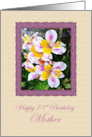 Mother 78th Birthday Alstroemeria Flowers in the Rain card