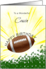 Cousin Birthday American Football card