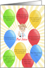 Dad Jokes Fathers Day with Balloons card