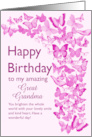 Great Grandma Birthday Butterflies card