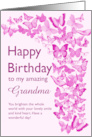Grandma Birthday Butterflies card