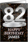 82nd Birthday Add A Name James Spotlights card