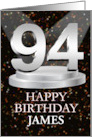94th Birthday Add A Name James Spotlights card