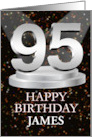 95th Birthday Add A Name James Spotlights card