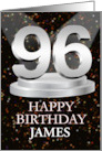 96th Birthday Add A Name James Spotlights card