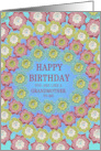 Like A Grandmother To Me Birthday Crochet Flowers card