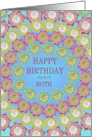 From Us Both Birthday Crochet Flowers card