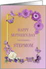 Stepmom Mother’s Day Flowers and Butterflies card