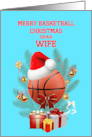 Wife Basketball Christmas card