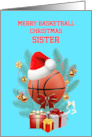 Sister Basketball Christmas card