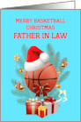 Father In Law Basketball Christmas card