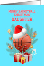 Daughter Basketball Christmas card