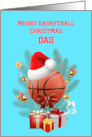 Dad Basketball Christmas card