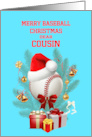 Cousin Baseball Christmas card
