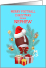 Nephew Football Christmas card