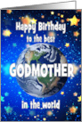 Best Godmother In The World Birthday card