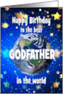 Best Godfather In The World Birthday card