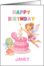Add A Name Seventh Birthday Fairies card