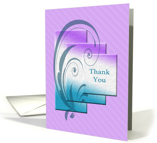 Elegant thank you card (1487042)