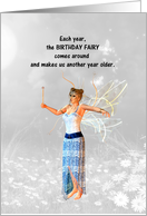Birthday Fairy Bitch card