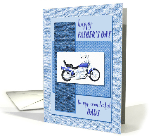 Dads, motor bike father's day card (1521484)