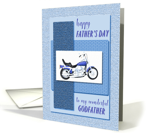 Godfather, motor bike father's day card (1521486)