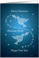 Doves of Peace Christmas card