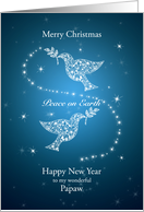 Papaw, Doves of Peace Christmas card