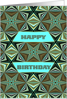 Happy Birthday, Stylish Modern card