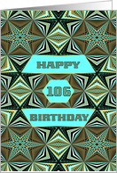 106th Birthday, Stylish Modern card