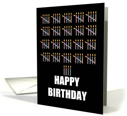 104th Birthday with Counting Candles card (1582232)