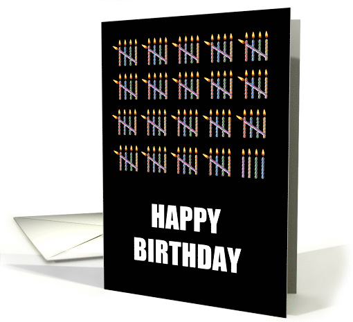 99th Birthday with Counting Candles card (1582244)