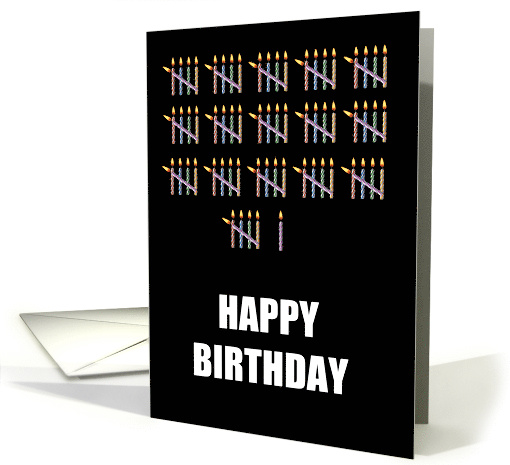 86th Birthday with Counting Candles card (1582372)