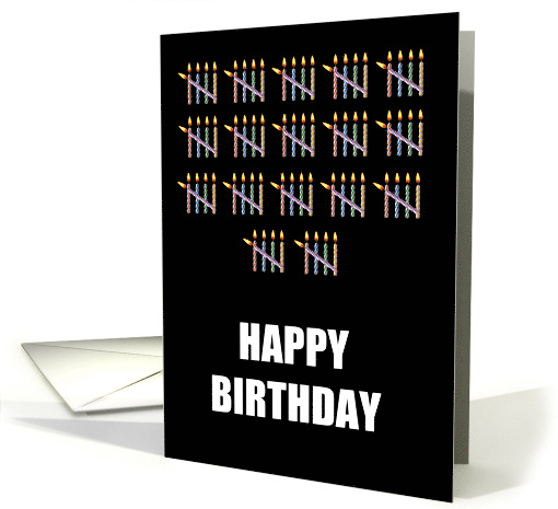 85th Birthday with Counting Candles card (1582386)