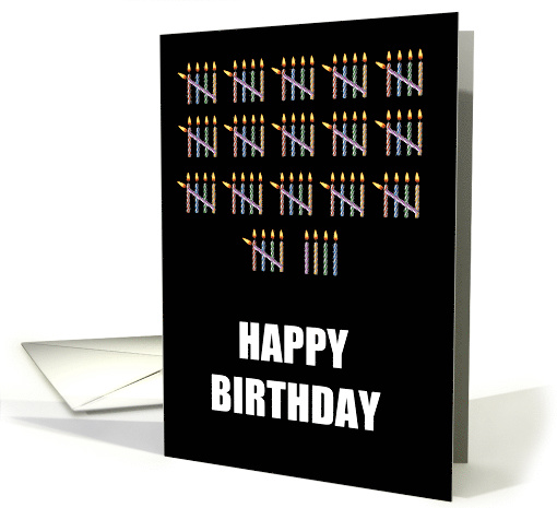 84th Birthday with Counting Candles card (1582400)