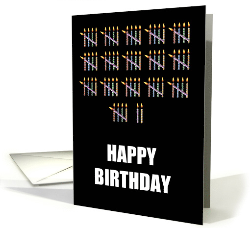 82nd Birthday with Counting Candles card (1582406)