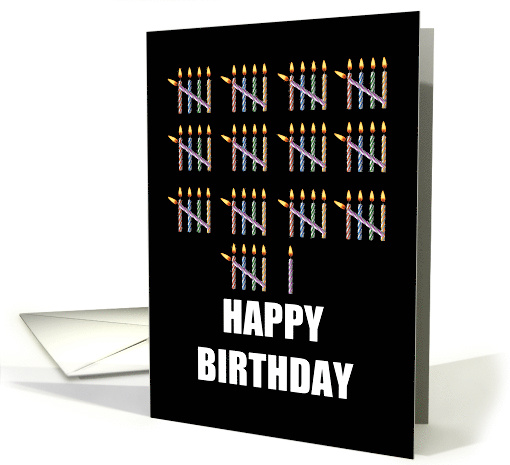 66th Birthday with Counting Candles card (1582520)