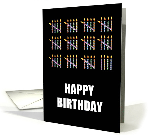 59th Birthday with Counting Candles card (1582654)