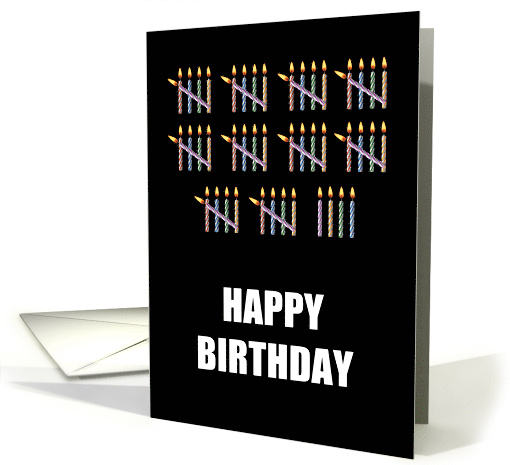 54th Birthday with Counting Candles card (1582664)
