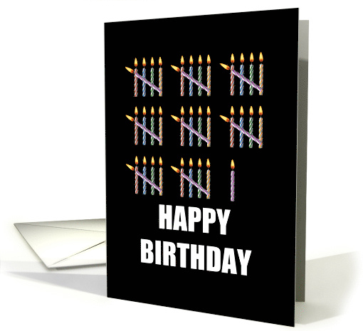 41st Birthday with Counting Candles card (1582694)