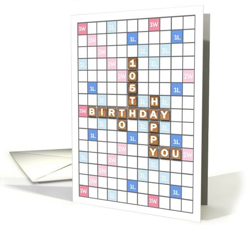 105th Birthday, Game Board card (1603280)