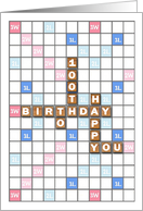 100th Birthday, Game Board card