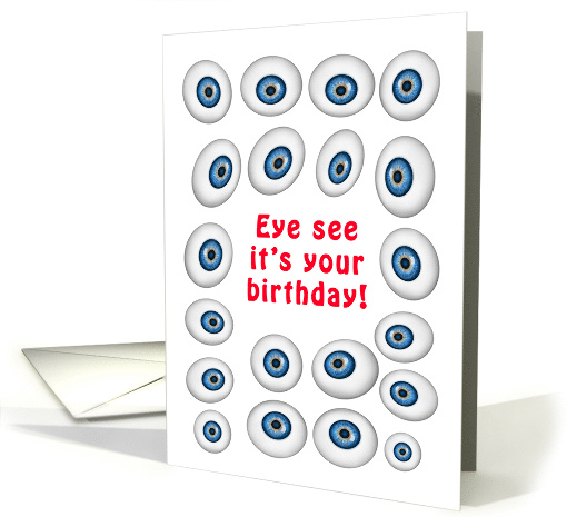 Birthday, Eyeballs card (1603898)
