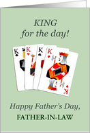 Add a Relative, Father’s Day, Four Kings Playing Cards Poker card