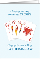 Add a Relation, Father-in-Law, Father’s Day, Hearts Trumps Whist card