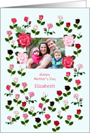 Add a Picture and Name Mother’s Day Roses card