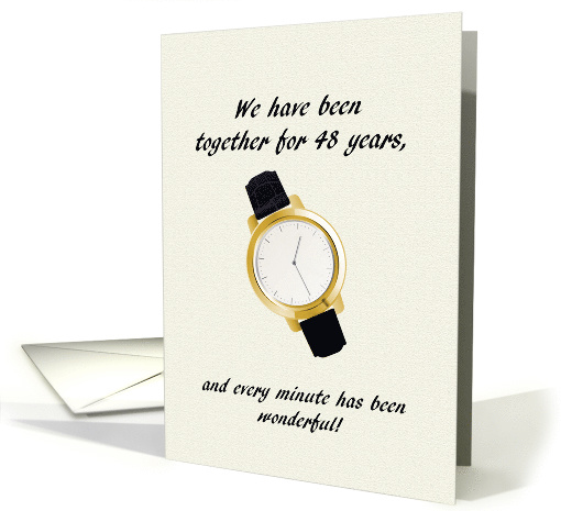48th Wedding Anniversary Spouse Wrist Watch Every... (1631624)